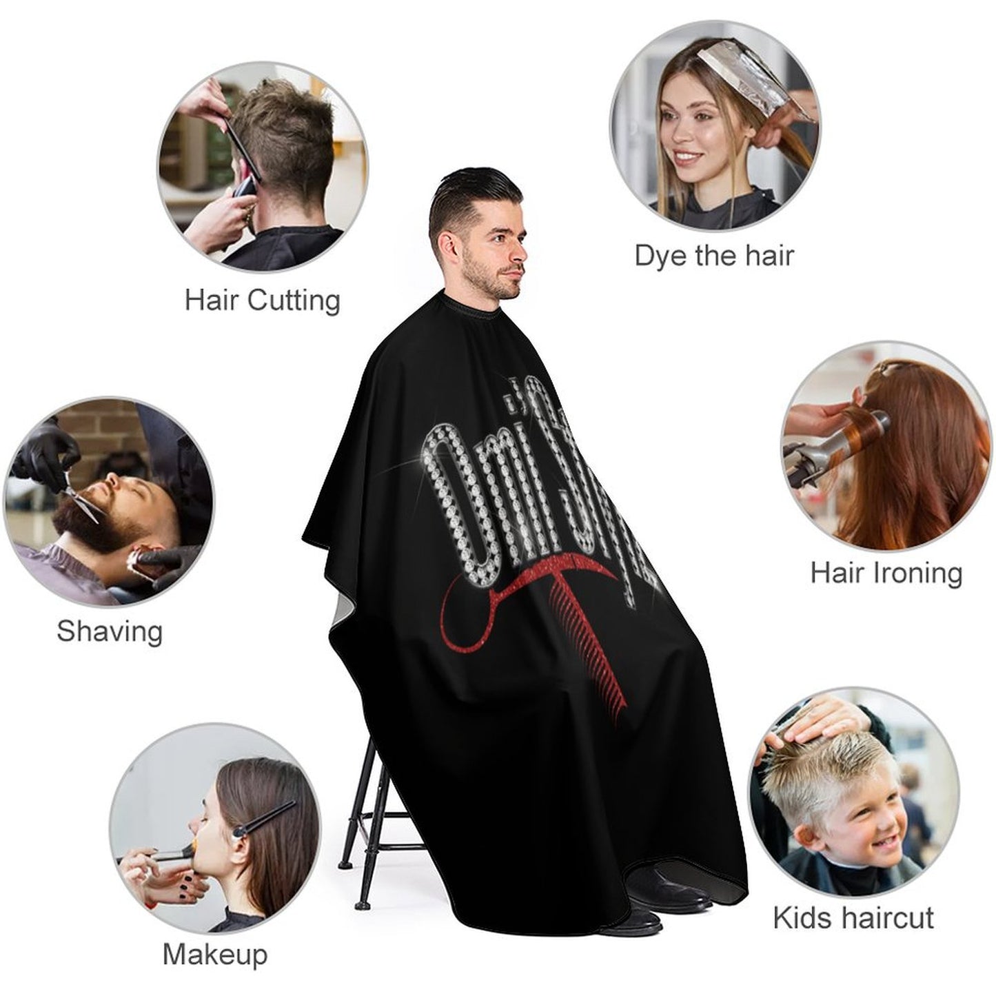 Custom Adult Barber Apron