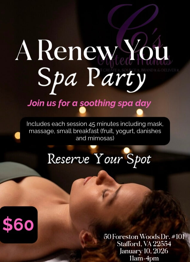 A Renew You Spa Party