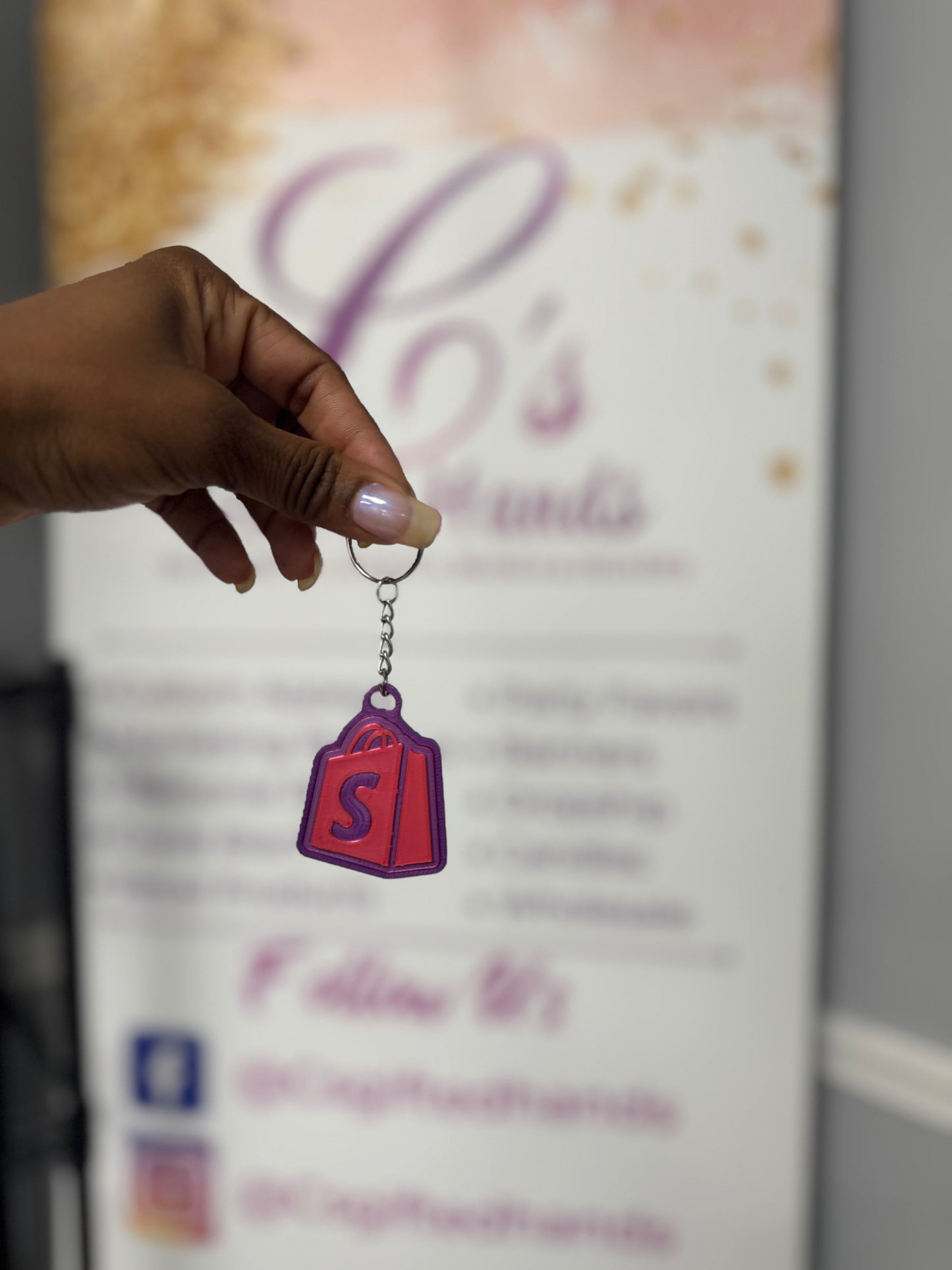 3d NFC Shopify Keychains