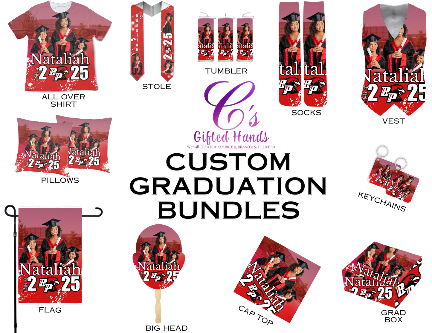 Graduation All Over Shirt