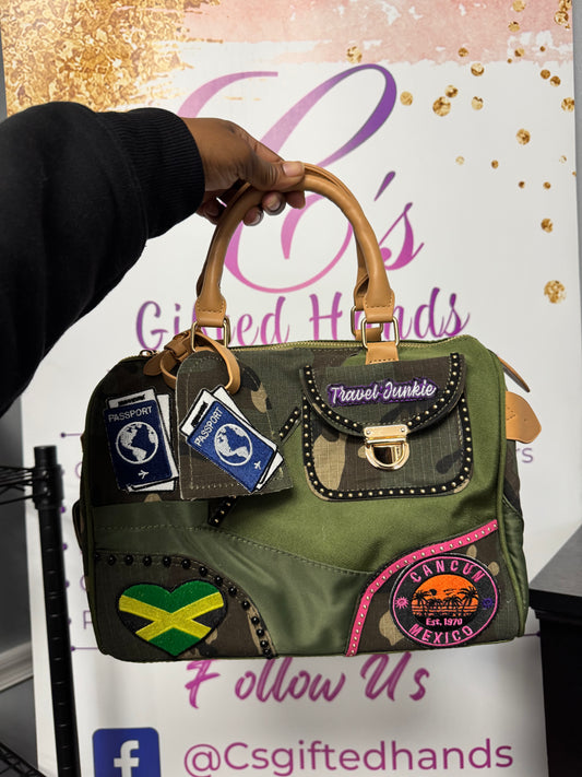Camo Junk Handbag Purse