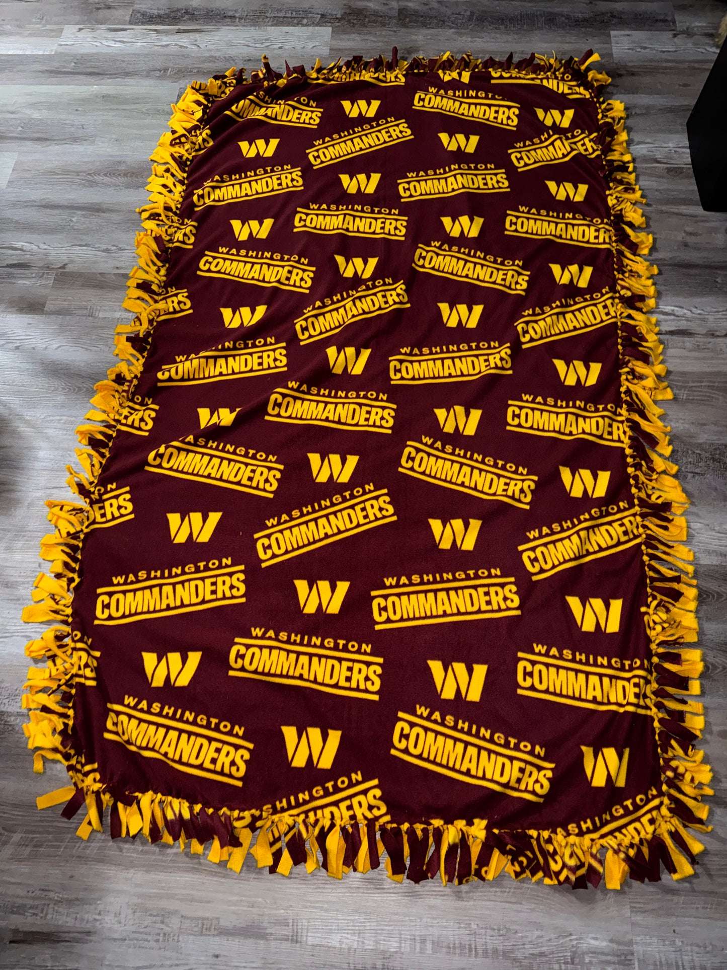 Oversized Commanders Fleece Blanket