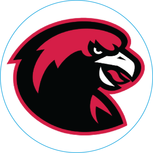 BPHS 1” circle transparent custom helmet decal