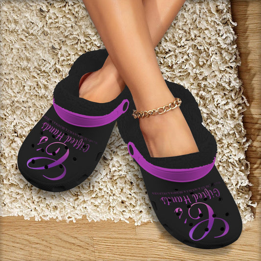 Custom Fleece Lined Foam Clogs for Adults