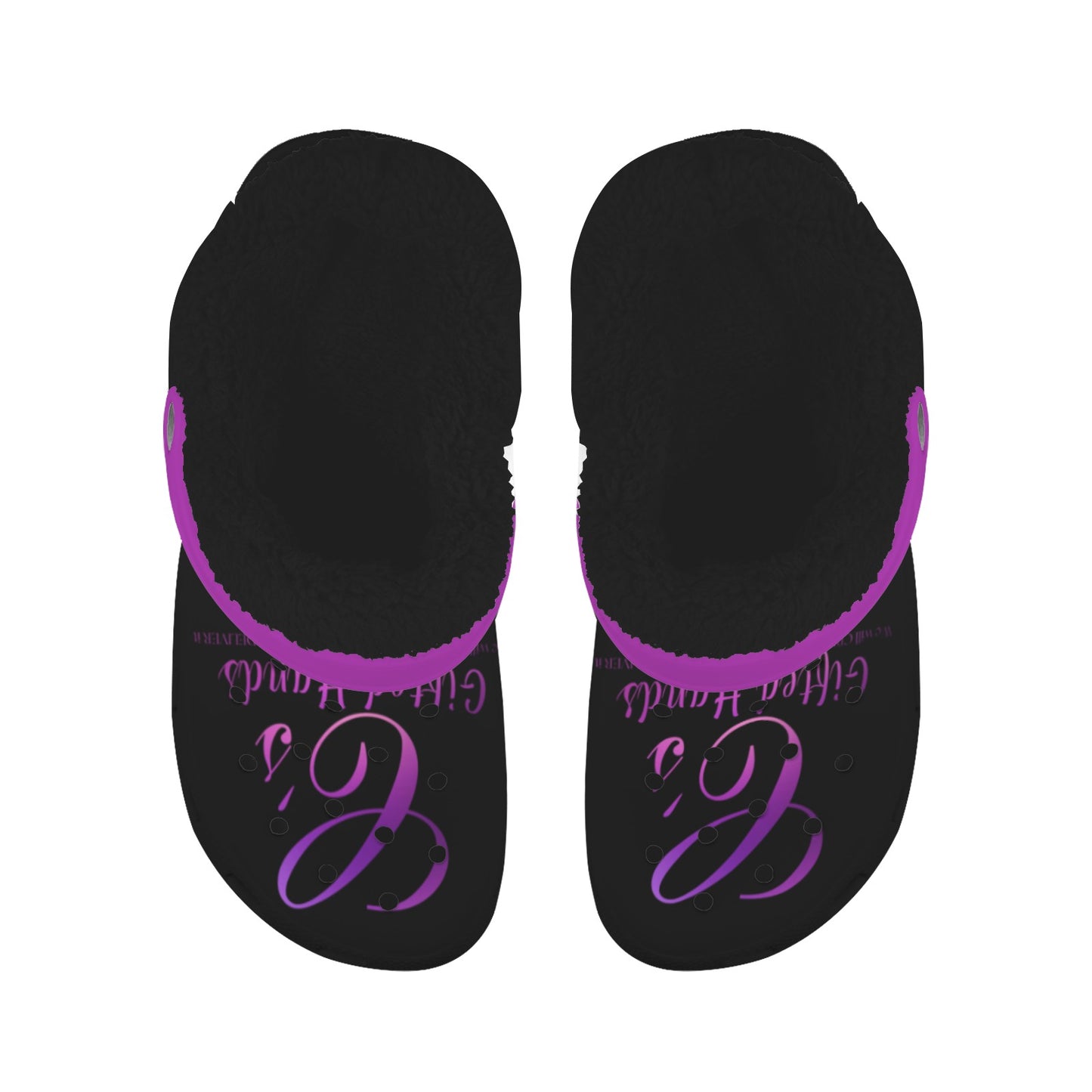 Custom Fleece Lined Foam Clogs for Adults