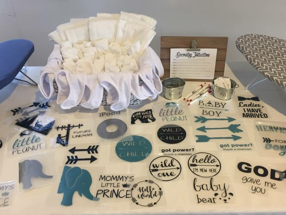Baby Shower Onesies Station – C's Gifted Hands