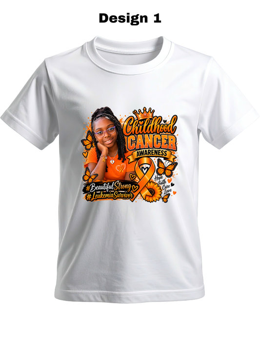 Beautiful Strong Childhood Cancer Awareness Shirt