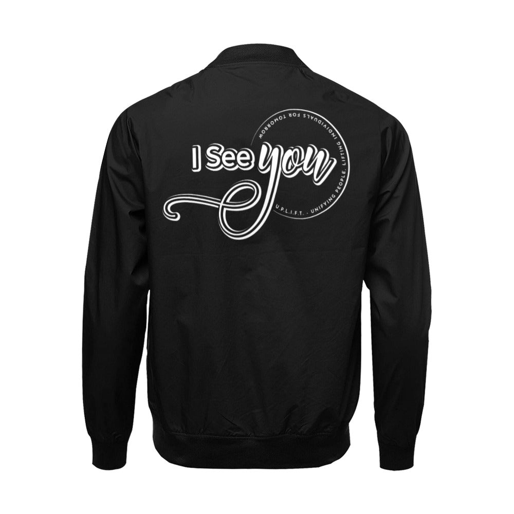 I See You Bomber Jacket for Men (Model H19)