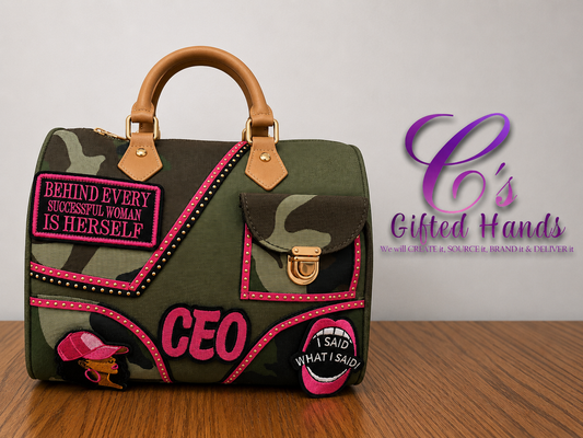 Camo Junk Handbag Purse