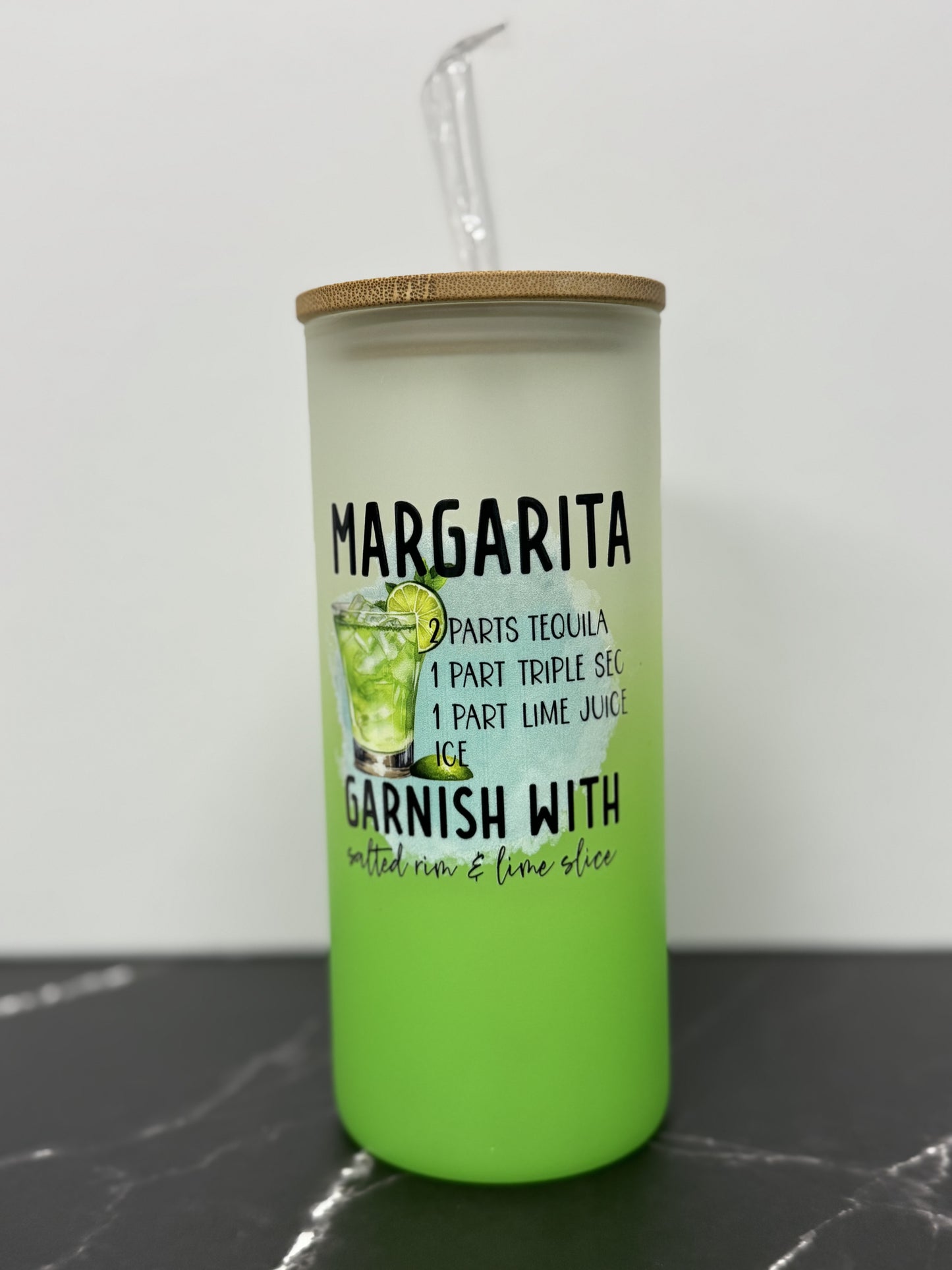 Margarita Glass Ombre Tumbler