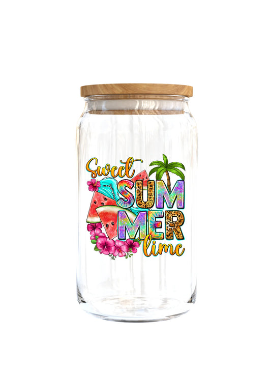 Sweet Summer Time- Uv DTF Decal 3”