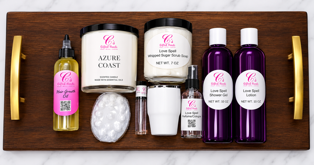 C’s Gifted Hands Luxury Self-Care Spa Caddy Set