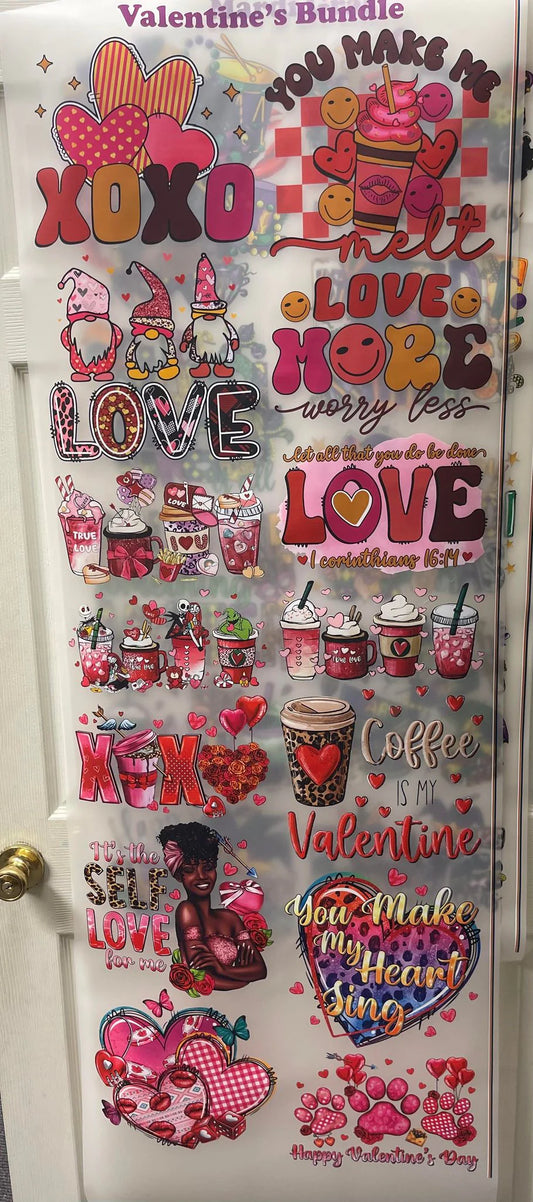 Valentine’s Premade DTF Gang Sheet