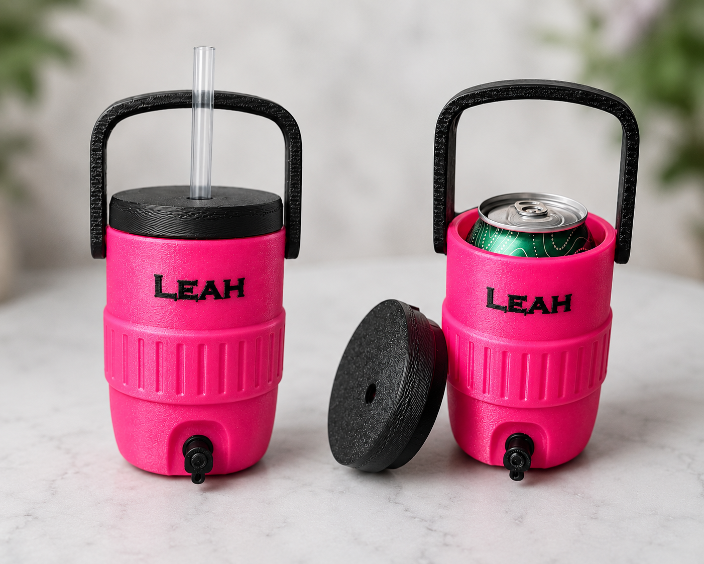 Personalized 2-In-1 Soda Can Cooler With Straw Top (Copy)