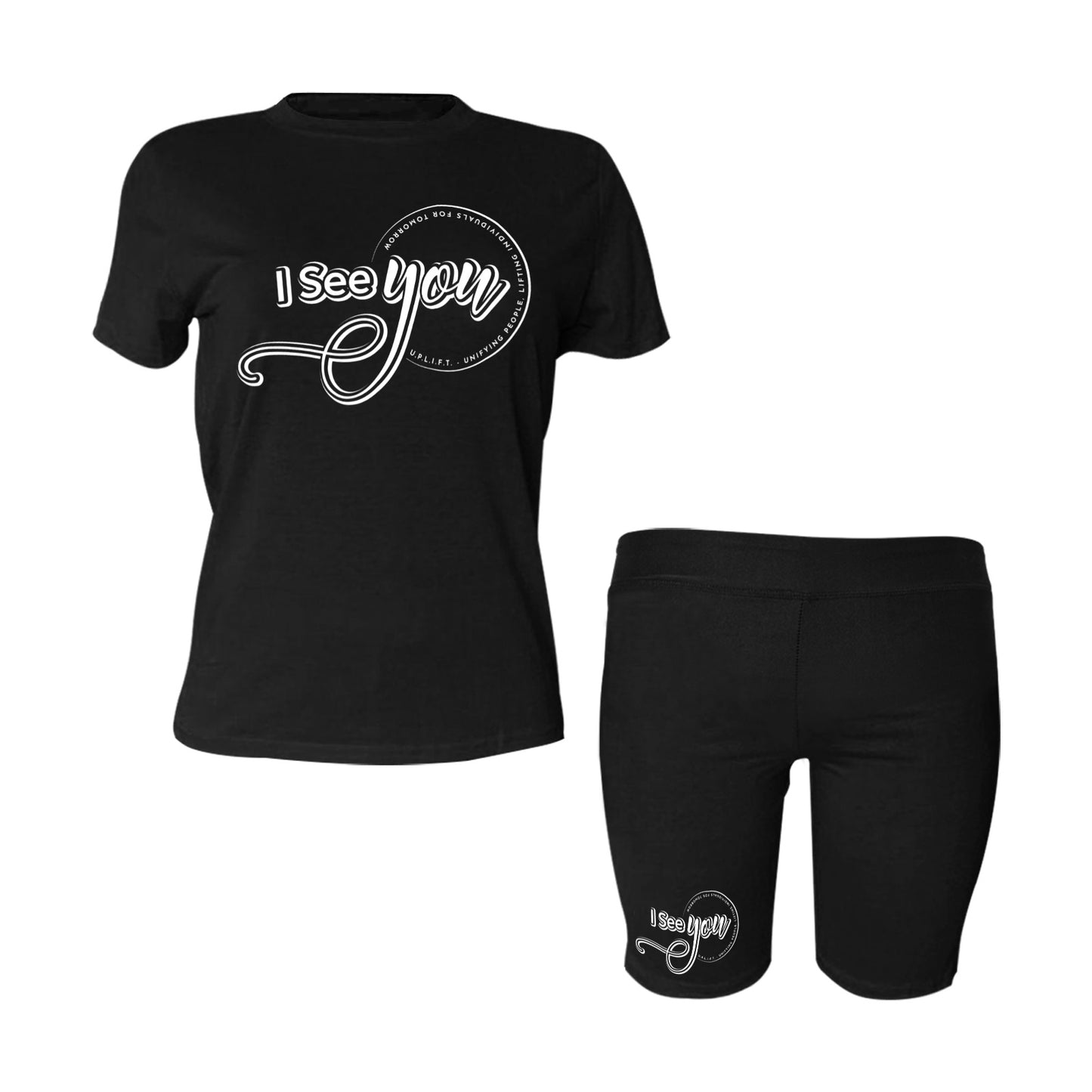 I See You Women's Short Yoga Set