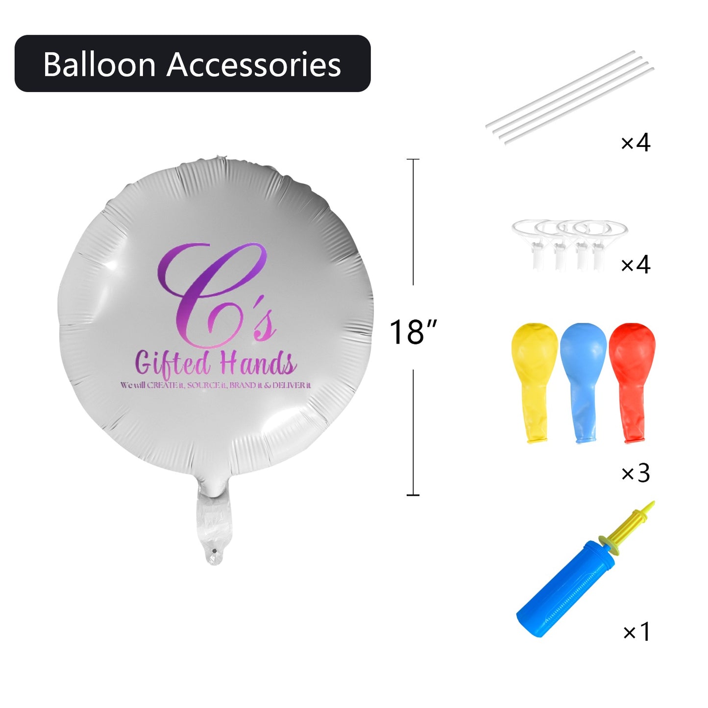 Custom Foil Balloon (18inch)