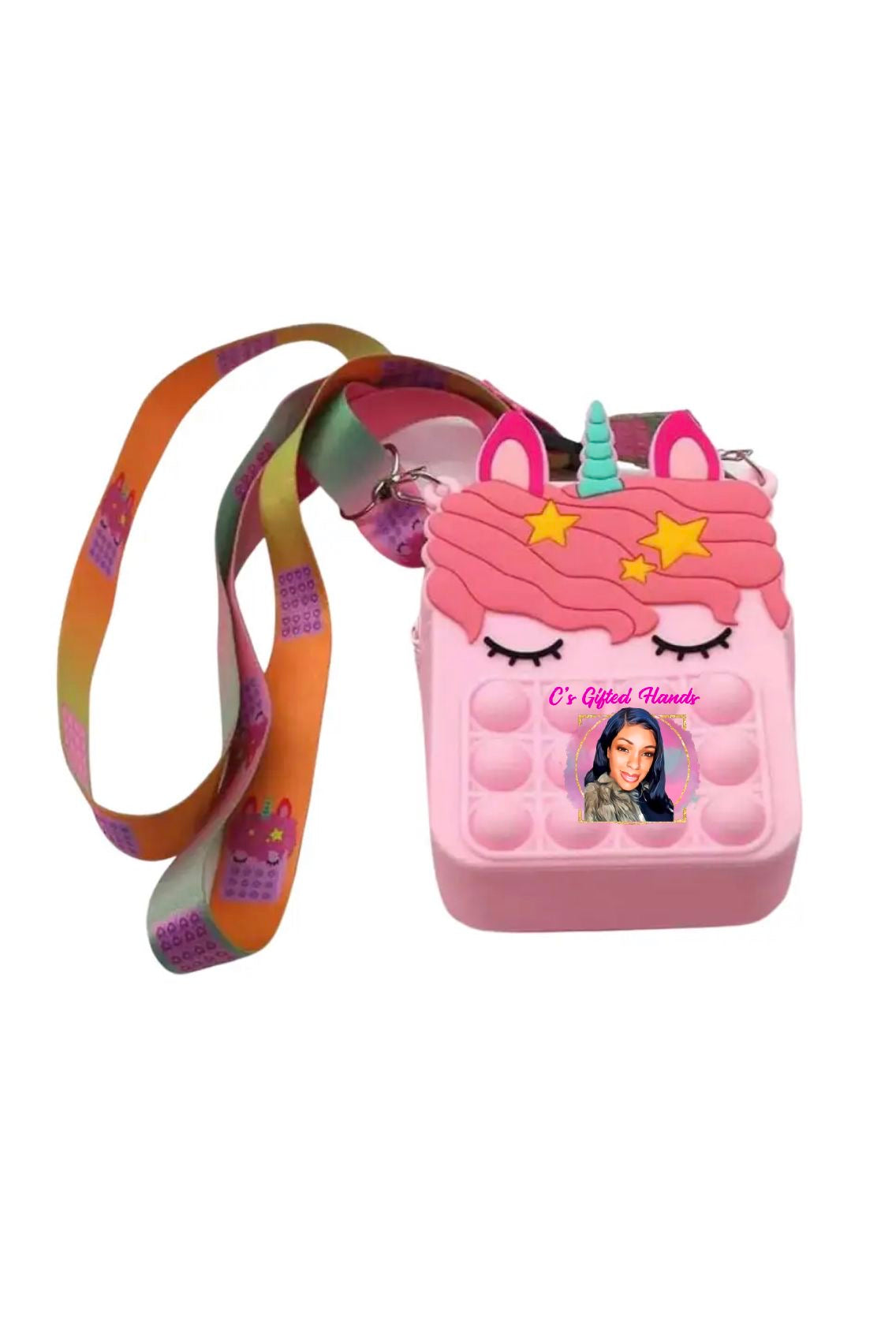 Unicorn Pop It Purse - C’s Gifted Hands