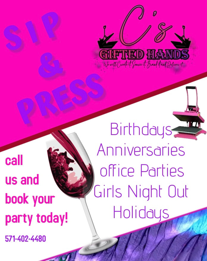 Host A Sip & Press Party